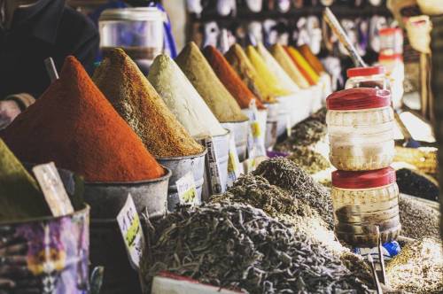 Barve začimb ❤ #souk #Agadir #Morocco #spices #colorful #market