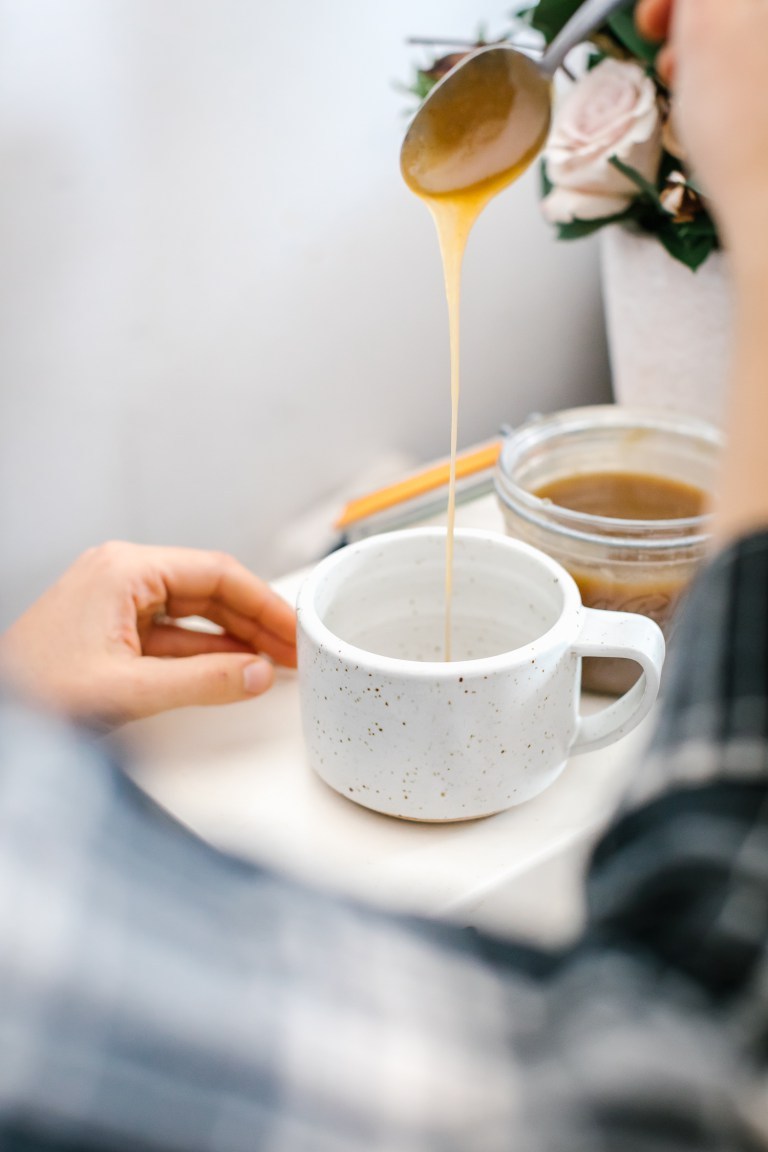 sweetoothgirl:  A Peanut Butter Cookie Latte  