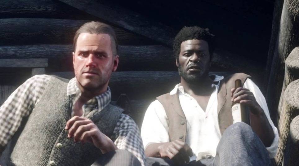 Rdr2 All Mr Black And White Posters red dead redemption screenshots on Tumblr