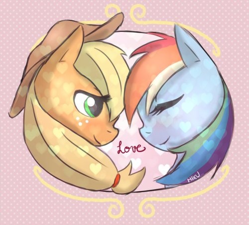 twilightsprinkle:  Appledash by BegoMiku  <3