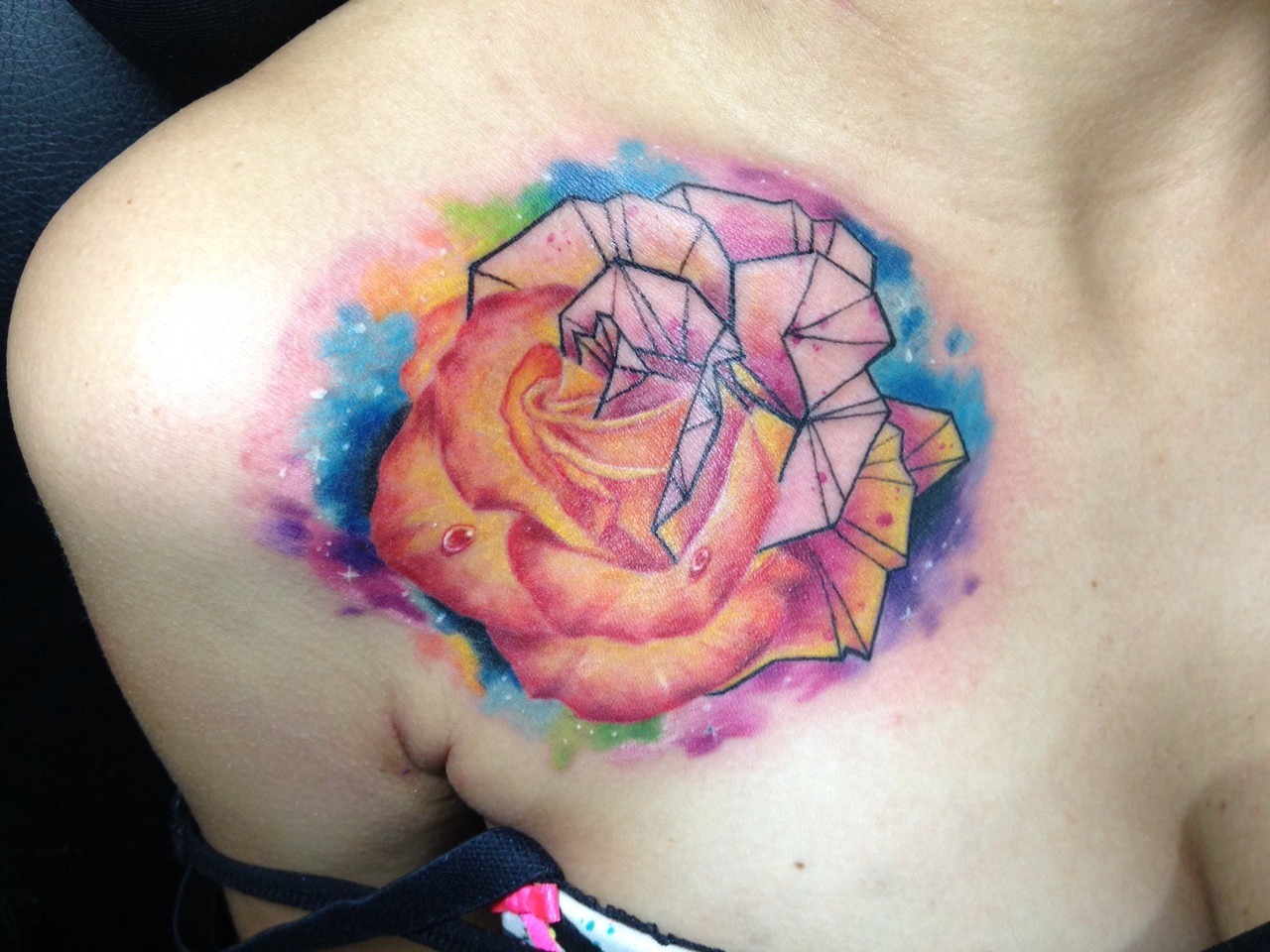 fuckyeahtattoos:  By Saraid Montaner Instagram: @saraidmontaner Valencia - Venezuela. 