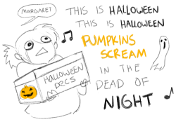 ibrokemyheart:  doodlemancy:  I get pumped around the end of August. WHAT YOU ARE SEEING IS RESTRAINT   halloween pecs