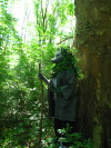faolrougelune:Shida !Personnal suit. Polyurethane resin mask, acrylique paint, gold