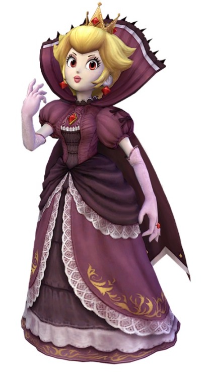 trinester:  Project M Alt. Costumes - Dry Bowser and Shadow Queen Peach 