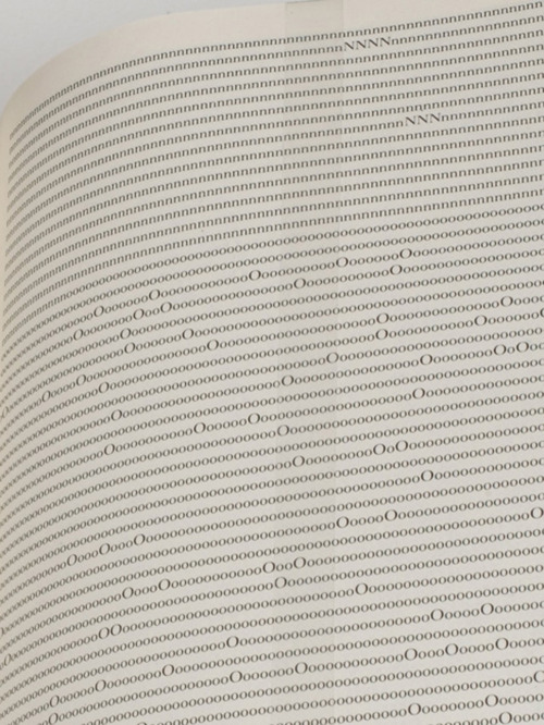 starkinglyhandsome:  likeafieldmouse:  Tauba Auerbach - Alphabetized Bible (2006)  i’ve been laughing for 7 years at the idea of a minister opening his bible and just going “OOOOOOOOOOOOOO” in the most solemn voice possible  Wow, this is actually