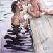 bubentcov:Evening swimming(Watercolor)