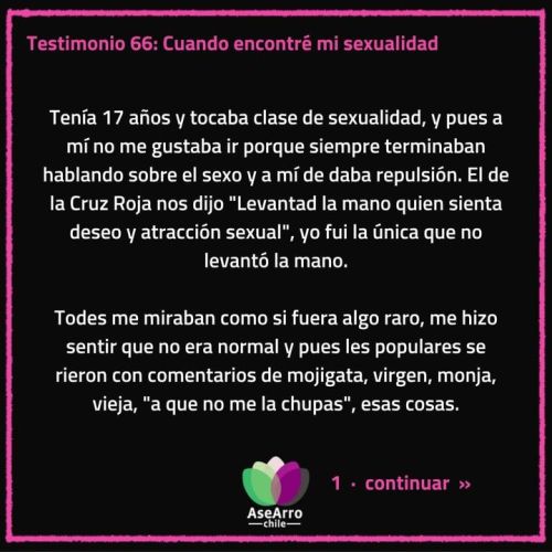 #MartesDeTestimonio! Una vez más vemos la importancia de una #EducaciónSexualIntegral que incluya a 