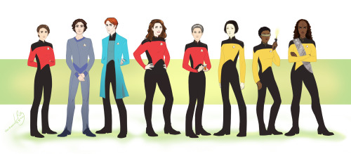 the-dreaming-grass: I told you this was coming. From left to right, that’sCounselor Dane TroiD