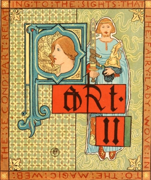cair–paravel:The Lady of Shalott by Alfred Tennyson, illustrated by Howard Pyle (1881).