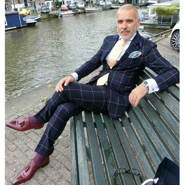 My Dapper Self by Ed Ruiz — A gentleman whose style I admire immensely,...
