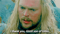 lotrlorien:  middle-earth meme   [1/6 friendships]    ➳   gimli &amp;