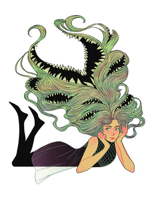 gabriellemkari:Hair Monster Gals for fun