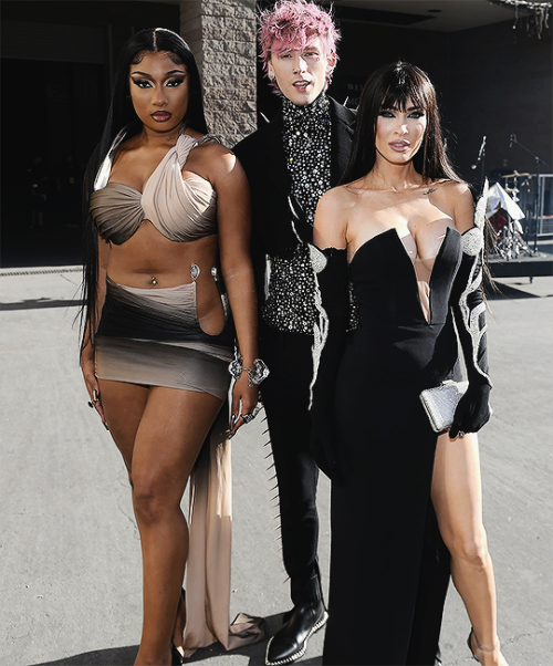 Megan Thee Stallion, Megan Fox and Machine Gun Kelly 2022 Billboard Music Awards