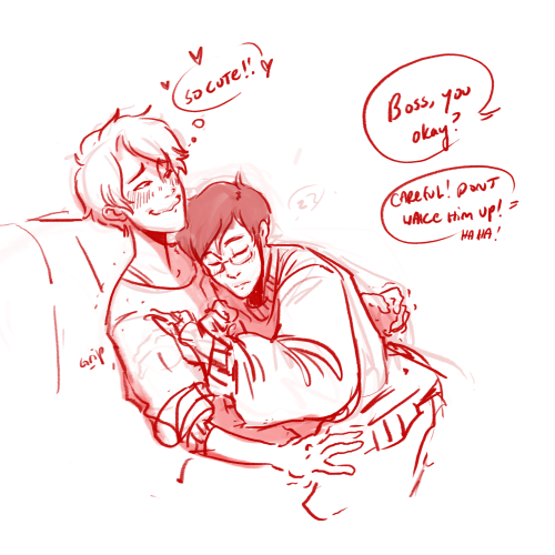 atrouspine:1. Sleepy kyoya in a big sweater?? Living rent free in my brain?? Ridiculous. 2. Kyoyas j