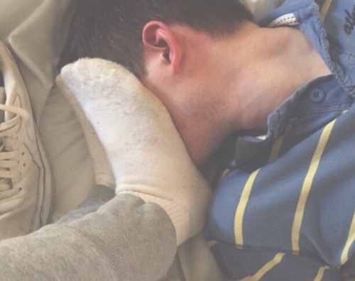 reared-off:  love shovin’ my socks in his face