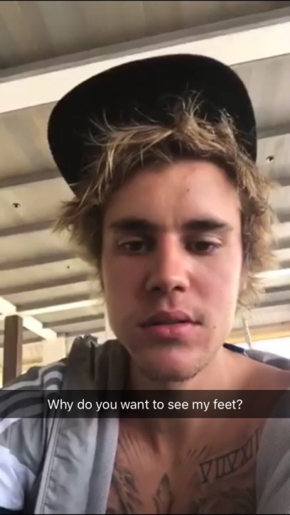 Justin Bieber Feet Snapchat Fantasy