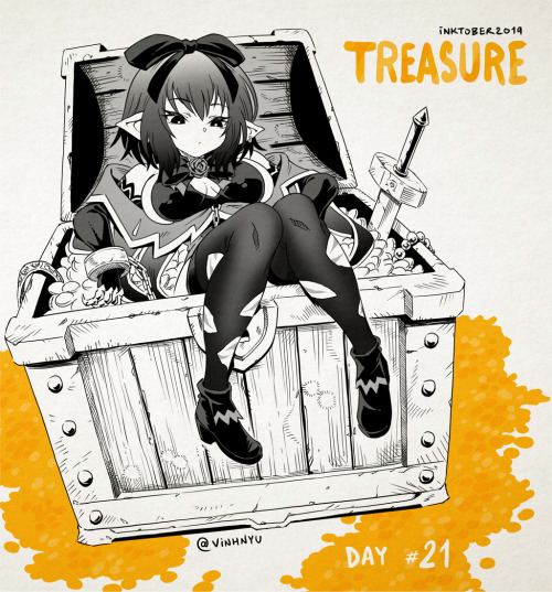  Inktober Day 21 - TREASURE 