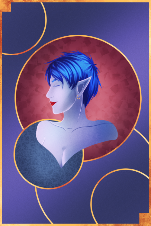 lealin-art:My part of Art Trade with @smailika her Watcher Tess from Pillars of Eternity! Yes I add 