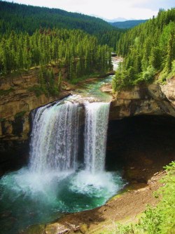 visitheworld:  Kakwa Falls in Alberta, Canada