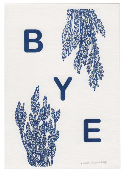 secretprettythings:  (BYE Risograph Print