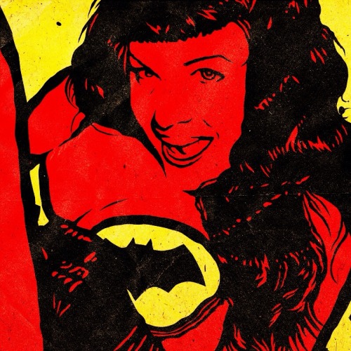 boomerstarkiller67:  Bat-Betty In A Glass - art by Butcher Billy 