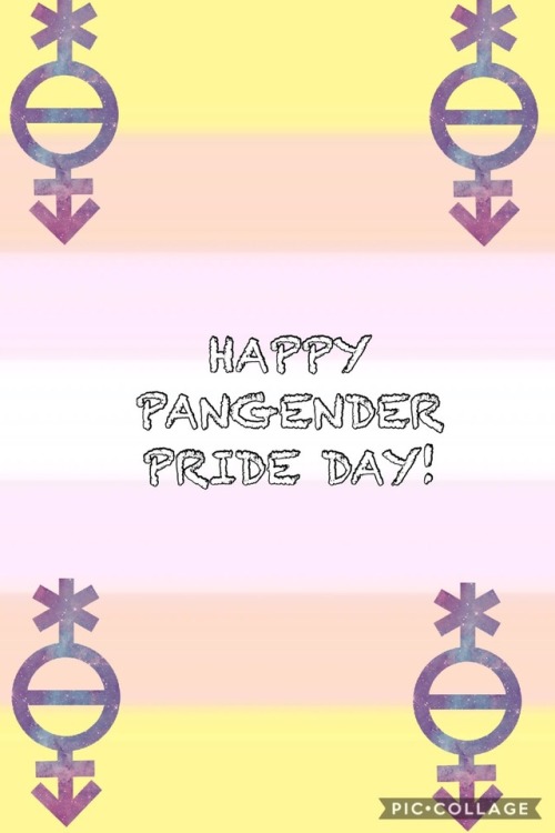 Happy pangender pride day! 6.19.17