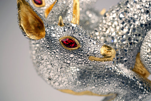 dassi:Hunters Folley: Furfur - Elizabeth McGrathMaterials: Magic sculpt, 50,000 + Swarovski Crystals