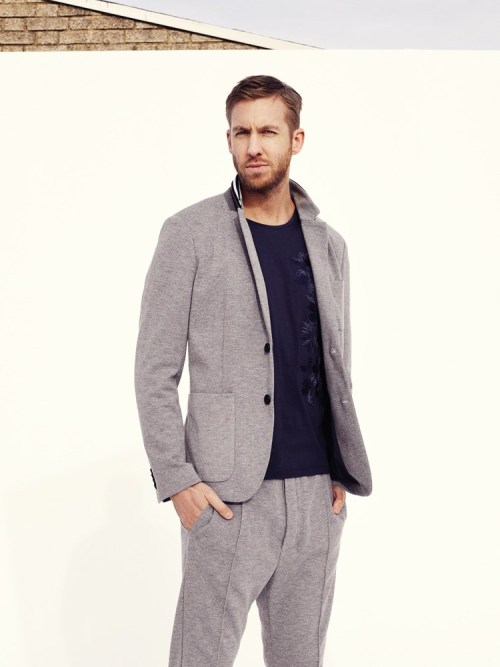 chriscruzism:After starring ad shots from Emporio Armani Underwear, DJ of Dance Music and Producer Calvin Harris now posing for the cover of Sunday Times Style, shot by Aitken Jolly.