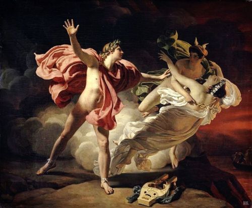 hadrian6: Orpheus and Eurydice. 1820. Michel Martin Drolling. 1786-1851. oil on canvas.    