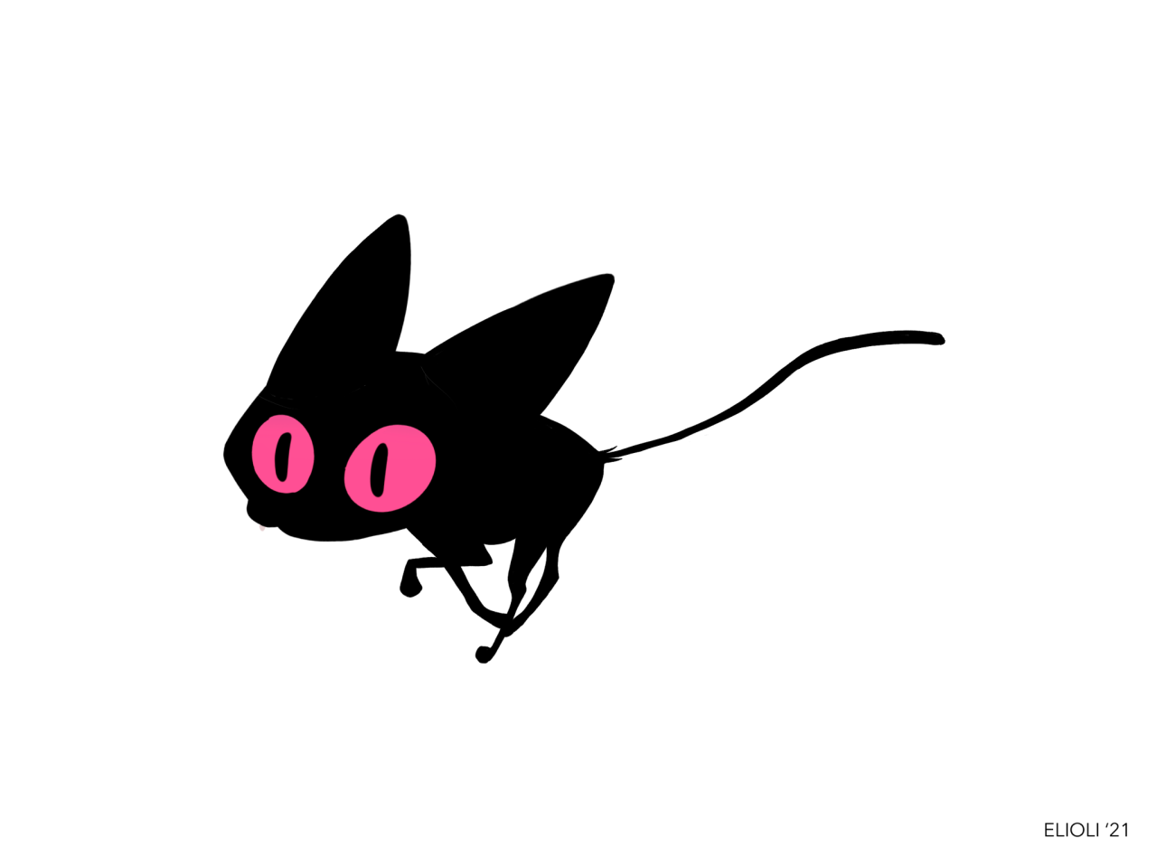 elioli-art:Scritch Scratch run! Not the best, but just a test! 