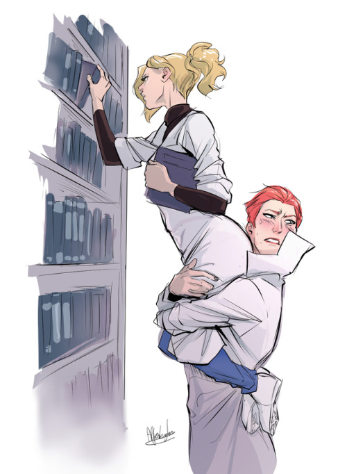 ohnoafterlaughs:Books, books, butts