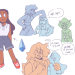 regularcitrus:yeet i finally drew my favorite authis is the Connie swap au, but in this version Blue and Pink Diamond pretty much switch places, with Blue being the defective one instead of Pinkthe war and stuff basically plays out the same, except Blue’s