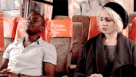 xoanabianchi: sense8 meme • 4 duos:Riley & Capheus  — ”Some beginnings are endings and some endi