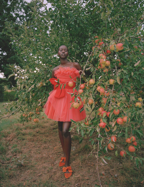 sand-snake-kate:  Adut Akech by Nadine Ijewere  by UK Vogue January 2021  