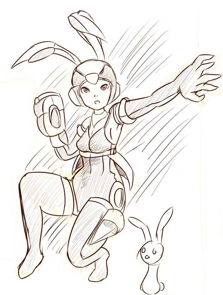 Easter sketch but I uploaded a little after easter ended! Now, onward to weirder