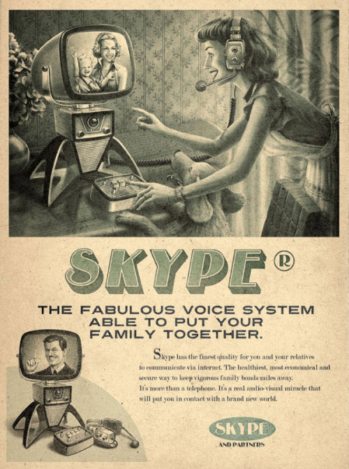 whatisadvertising: What would modern technology and social networks look like if they were vintage 