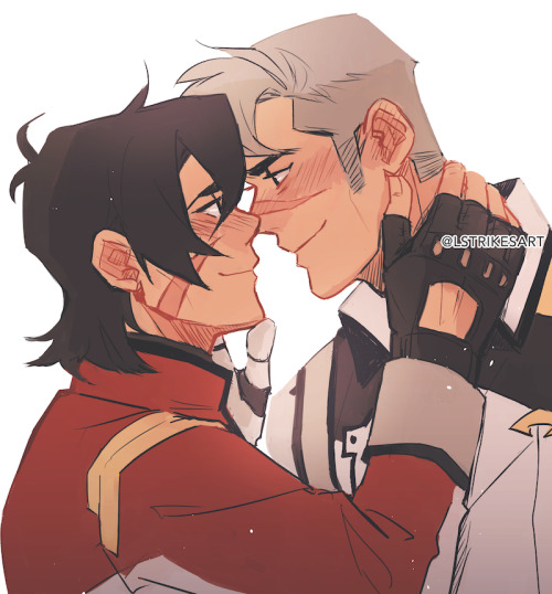 lightningstrikes-art:Patreon reward for Emmy! They requested Sheith forehead touch <3