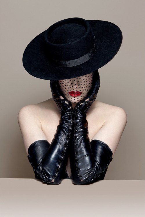 thelingerieaddict:  antipahtico:  Dita Von Teese   Her new glove collection.
