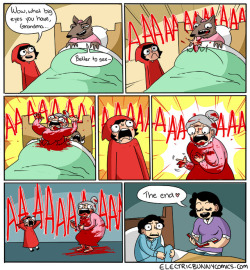 electricbunnycomics:    http://www.electricbunnycomics.com/View/Comic/198/Red+Red+Ridding+Hood