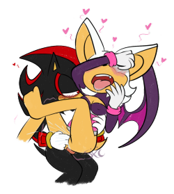 silverzure: I got a good suggestion and I followed my heart Im not a crazy fan of this ship and this is the first time i draw Rouge but eyyyyyy - ///Commission’s info/// 