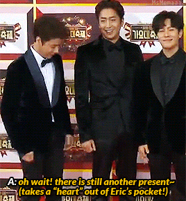 msmemaaaa:msmemaaaa:The Dumb & Dumber at KBS Gayo Daechukje festival Red Carpet xDdunno but some