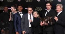 modesevenshitpost:I will always remember Carrie Fisher for that time she went to the Force Awakens premiere and made Adam Driver carry her dopey-looking dog the whole time. And Adam Driver was just like “Well, I guess this is my life now,” because