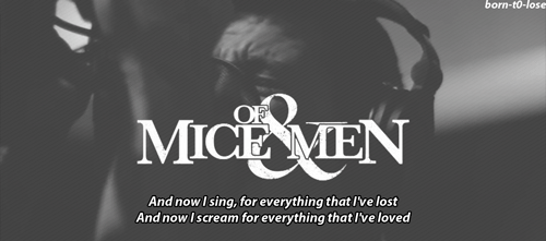 j0y-kill:  born-t0-lose:  Of Mice &amp; Men - The Storm  Band&amp;Tattoo