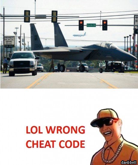 meme4u:  wrong cheat code