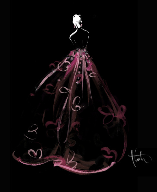 The power of a gown. www.paperfashion.net