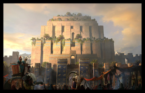 quarkmaster:  Evironment design Exploration Art / AC Origins No Spoilers, this illustration was done
