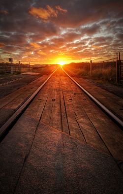 wowtastic-nature:  Sunrise on the Line by