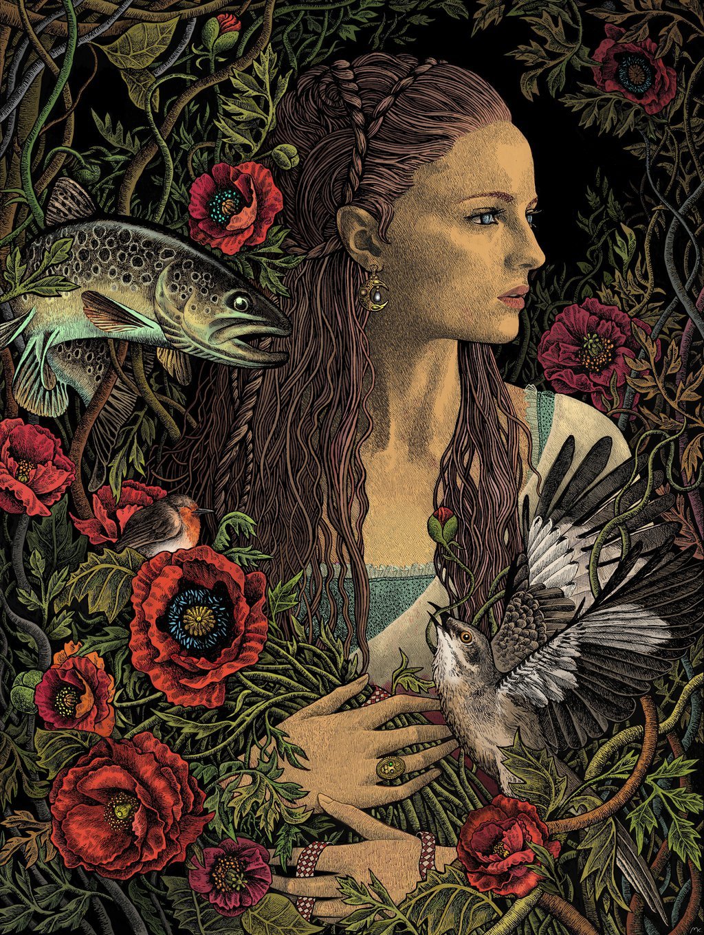 lohrien:  in the gardens of Eyrie by ~bubug