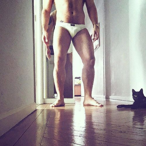 unicorn-chipmunk:  hirsutebrowser:  “#TheBlackCat” by @regret09 on Instagram http://ift.tt/1R1Vokp   oh look its my two favorite things - man and cat
