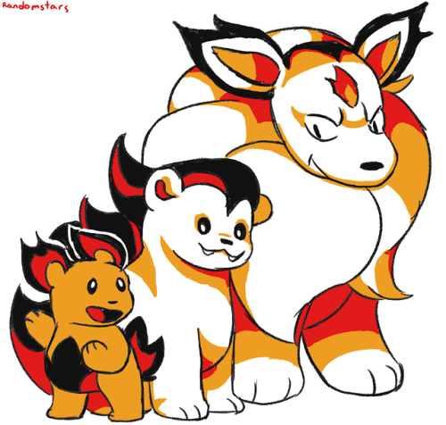 buncharandomstars:Love the fire beta starters!